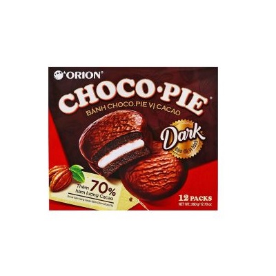 Bánh Chocopie Dark – Thùng 8 hộp x 12 chiếc x 396g