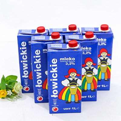 6 hộp sữa tươi MLEKO LOWICKIE 3,2% (nguyên kem)- NK từ Ba Lan