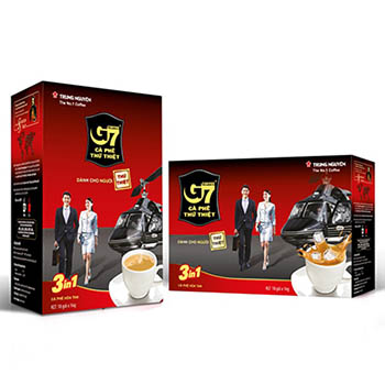 Cà phê Trung Nguyên G7 Hòa tan 3in1 (18 gói/hộp)