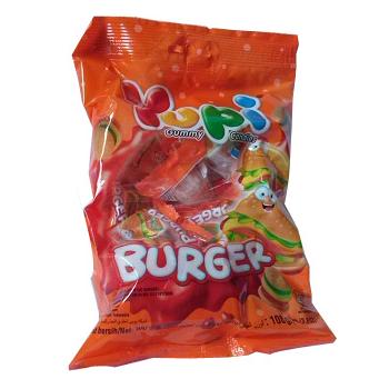 Kẹo Yupi Burger Gummy Candies 108g
