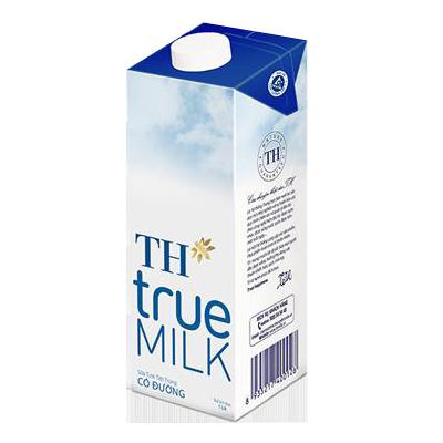 Sữa Tươi Tiệt Trùng True Milk Có Đường 1 lít