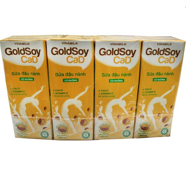 Sữa Đậu Nành Goldsoy Có Đường 200ml